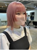 【ペールピンク×ステップカット】