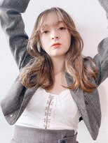 アイティーバイアルバム 下北沢店(IT by ALBUM)&nbsp;韓国風くびれヘアまろベージュ_ショコラアッシュ_79000