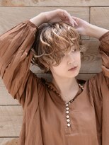 ロアー ヘアー リンク 葛西駅前店(RAWR hair link)&nbsp;【RAWR】無造作パーマ_メンズライク_カーリーショート