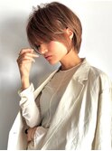 小顔/ひし形/クビレ/丸み/ボブ/20代/30/代/40代/大人ショート