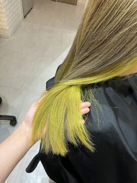 トリムバイエンヴィ(tlim by ENVY) インナーカラー/Neon Lime