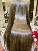 酸性ストレート＋髪質改善トリートメント