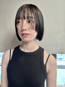 ブローチ 表参道(broocH) ボブ/ミニボブ/顔まわりカット/顔まわり/ぱつっとボブ/表参道