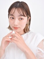 テトテ バイ ミリー 江坂(tetote by milly)&nbsp;【tetote江坂】ナチュラルインナーカラーマチルダボブ斜めバング