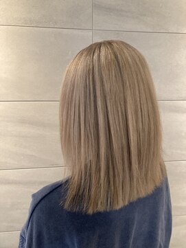 リー 京橋(Lee) 【Lee京橋】ボブ×ミルクティーベージュ