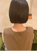 ボブ/ロブ/切りっぱなし/前髪/顔周りカット/銀座一丁目