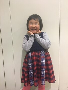 ピエドプールポッシュ(PiED DE POULE POCHE) こだわりの前髪!キッズカット