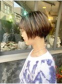 刈りあげでみせるハンサムショート
