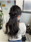 ハーフアップ/ヘアセット