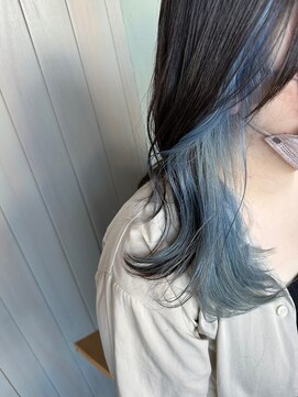 アンドルトワ(and Lutowa) インナーカラー/シアーブルー