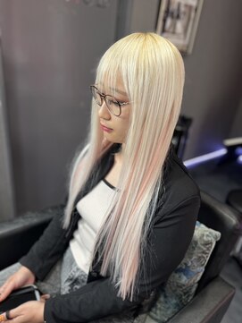 ヴィアンジュ(viange) #ホワイトカラー#シールエクステ#サーモンピンク