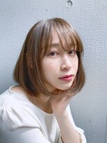 マルツ 銀座(maltu)&nbsp;シースルーバング大人かわいい美髪ネビージュオリージュ