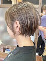 ハピネス 西大寺店(Happiness) ★くびレイヤーエモージュ愛されショートボブ艶髪