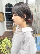 ヌード(NUDE)&nbsp;NUDE シースルーバング  ハンサムショート 前下がりショート