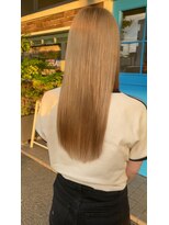 アズグロウ エクラ(AS GROW 'eclat)&nbsp;ミルクティーカラー【前髪アンブレラカラーこなれミディ】