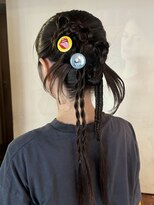 【徳岡】ヘアセット/モードヘア/タイトアレンジ/ヘアアレンジ