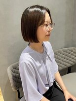 ジルバイジアン(JILL by GIEN)&nbsp;ショートストレート髪質改善ボブラテベージュ