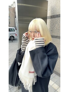 ティント 梅田(Tint) 【Ryota】ブロンドボブ《大阪梅田駅》