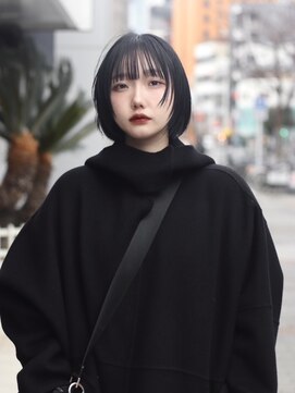 シーズ 栄(sea's) fake black × layer bob