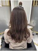 韓国風巻き/ニュアンスパーマ/くすみベージュ