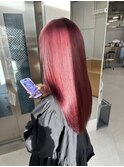 12126ラベンダーピンクワインレッドボブチェリーレッド