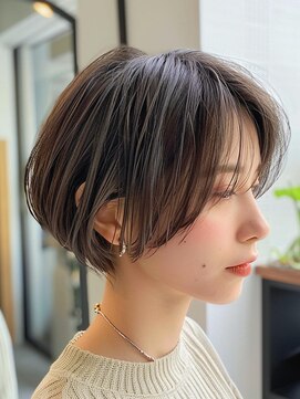 レヴ 草加店(LEV.) イメチェン　外ハネ　ボブ　美髪　ワイドバング　ブルーブラック