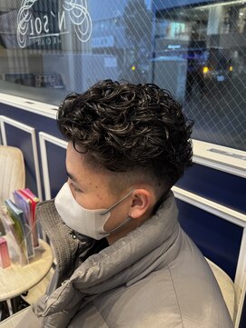 アンソル オブ リシェール(N'SOL of RICHAIR) 宮城リョータ風パーマ/極道パーマ/メンズ/南越谷