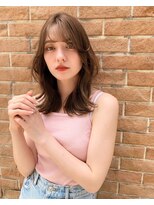 サロンドミルク 原宿(salon de MiLK) ハイライトミルクティーベージュロングレイヤーカット/原宿