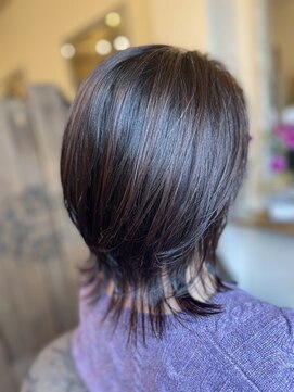 スノードロップ(SNOW DROP) 40代ウルフナチュラルブラウンメッシュ