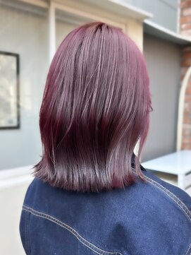 ラレイ ハラジュク(Lalei harajuku) 【白石】ブリーチなしピンクブラウン春カラー暖色艶カラー原宿