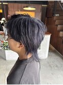 short wolf × dark gray