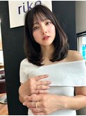 【畑中正敏】くびレイヤーエモージュ愛されショートボブ艶髪
