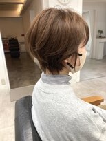 クラン(Chlan) ふんわりコンパクトショート×ブラウンベージュ