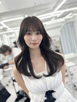アマトウキョウスマートサロン(AMA TOKYO×Smart Salon)&nbsp;韓国ヘア　2wayバング  レイヤーカット くびれヘア  顔周り