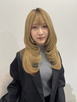 ハピネス 王寺店(Happiness)&nbsp;韓国風/レイヤーカット/顔まわり/顔周り/髪質改善