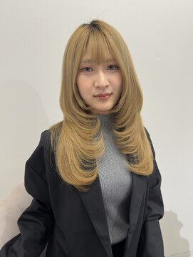 ハピネス 王寺店(Happiness) 韓国風/レイヤーカット/顔まわり/顔周り/髪質改善