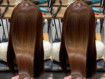 ソメルン 秋葉原の写真/【表参道/原宿のカラー技術◎】高いカラー技術だから白髪染めも明るく透明感のある白髪染めに*〔白髪染め〕