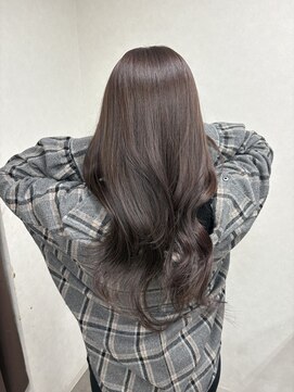 リングバイモアムー(Ring by Moremuu) レイヤーカットラベンダーブラウン