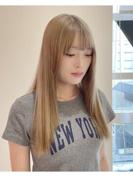 リトル 京都四条店(little) 京都四条河原町＊ブリーチ1～2回で作る透明感ベージュ×髪質改善