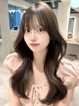 マインバイアフロートギンザ(MYNE by AFLOAT GINZA) レイヤーカット/顔周り/チョコグレージュ