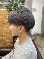 エルズ 大宮店(ailes)&nbsp;マッシュ×シルバー[大宮/大宮駅/大宮ショート/パーマ/ショート]