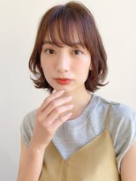 トゥーナ 表参道(tona)&nbsp;ミディアムレイヤー、外ハネボブ、グレージュ、脱白髪染め☆