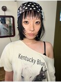 シャギーレイヤーボブ