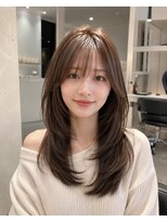 ラファンジュ ヘアー クレオ(Rohange hair Creo)&nbsp;ショコラブラウン/デザインレイヤー/ヘルシーレイヤー/内巻き