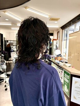 びゃんびゃん 浅水本店 大人のレイヤーウェーブパーマ/ニュアンスパーマ/レイヤーカット