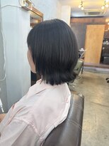ヘアメイク デザート(HAIR MAKE DESART) 木村法子【黒髪×外ハネマッシュウルフ】
