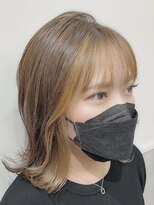 ロッカヘアエジェ(ROCCA hair eje.) フェイスフレーミングシースルーバング×レイヤーミディ