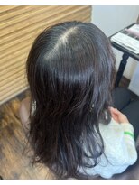 ヘアーメイク ダンス(hair make DANCE)&nbsp;トップの割れを自然に整える生え癖矯正