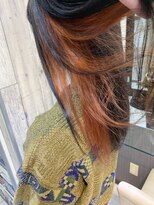 トムキャット(TOM CAT)&nbsp;大人かわいい　インナーカラー　オレンジ