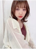 「アフロート鎌倉」大人フェミニンレイヤーカットウルフベージュ